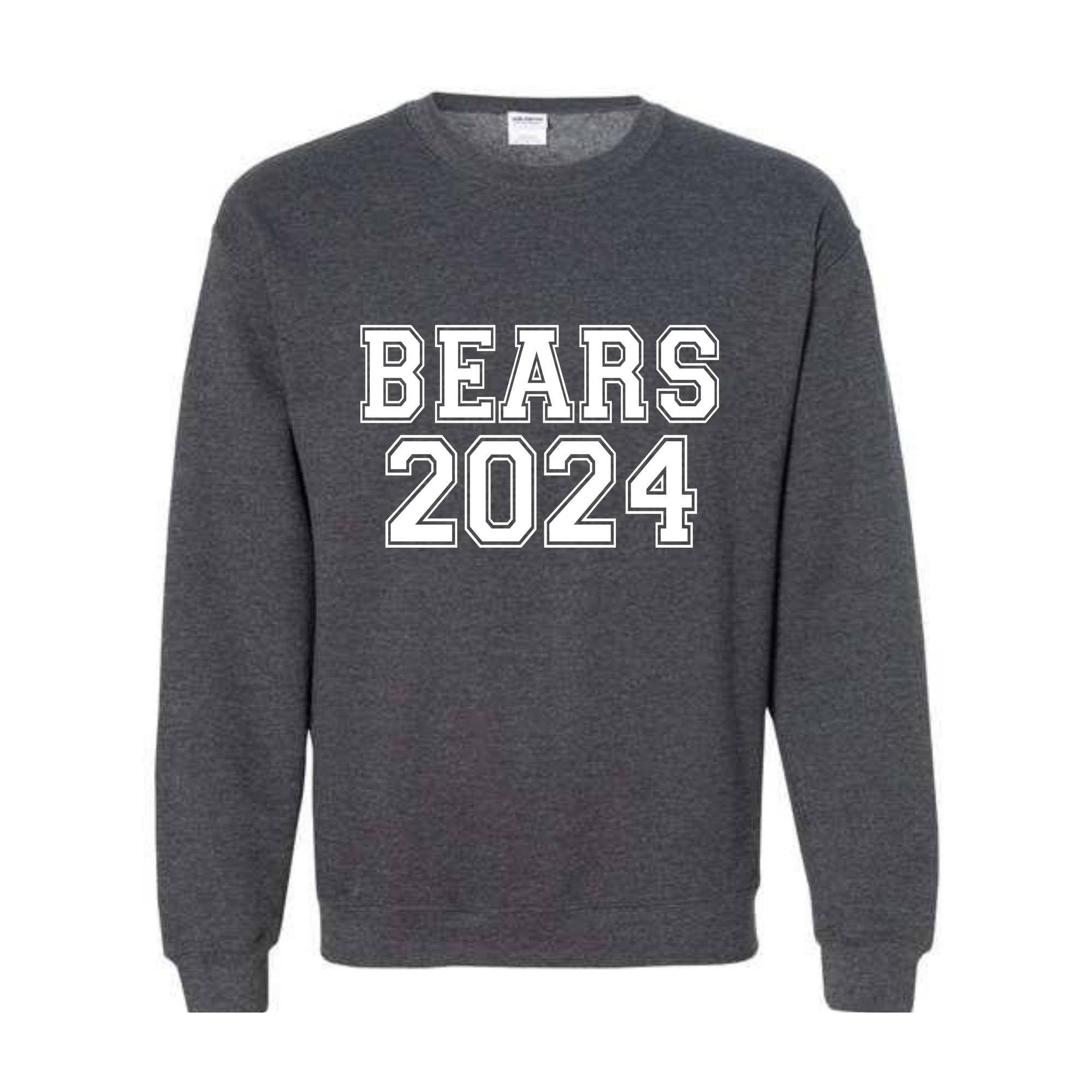 Team Mascot , Bears Team , Mascot Crewneck, School Team Spirit, Bears Fan Sweatshirt, Bears School , Bears Football