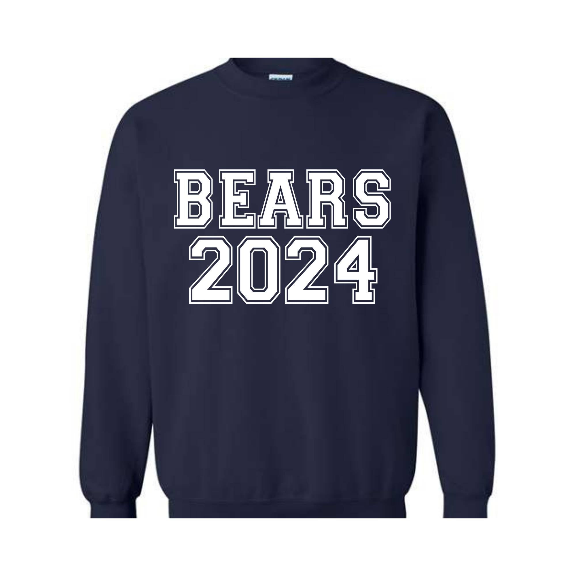 Team Mascot , Bears Team , Mascot Crewneck, School Team Spirit, Bears Fan Sweatshirt, Bears School , Bears Football