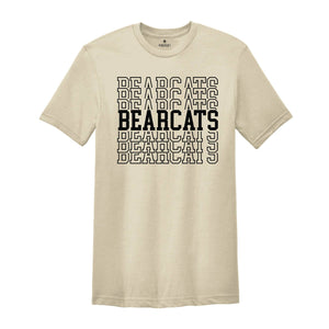 Team Mascot Shirt, Bearcats Team Shirt, Bearcats Team Spirit Shirt, Bearcats Fan Shirt, Bearcats School Shirt, Bearcats School Spirit