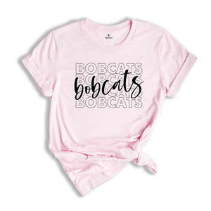 Team Mascot Shirt, Bobcats Mascot Shirt, Bobcats Team Spirit Shirt, Bobcats Fan Shirt, Bobcats School Shirt, Bobcats School Spirit