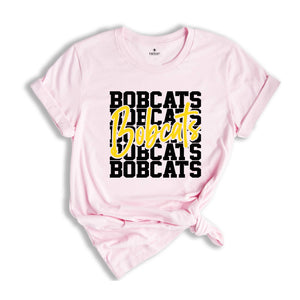 Team Mascot Shirt, Bobcatss Mascot Shirt, Bobcats Team Spirit Shirt, Bobcats Fan Shirt, Bobcats School Shirt, Bobcats School Spirit