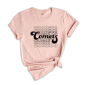 Team Mascot Shirt, Comets Team Shirt, Comets Team Spirit, Comets Fan Shirt, Comets School Shirt, Comets School Spirit