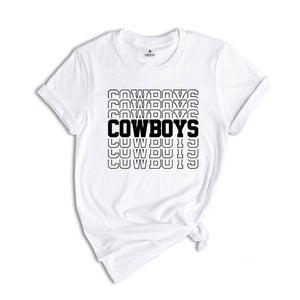 Team Mascot Shirt, Cowboys Team Shirt, Cowboys Football Shirt, Cowboys Fan Shirt, Cowboys School Shirt, Cowboys School Spirit