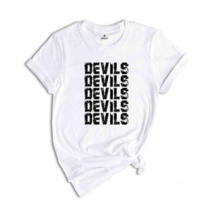 Team Mascot Shirt, Devils Mascot Shirt, Devils Fan Shirt, Devils School Shirt, School Spirit Shirt, Devils Team Shirt, Football Tee