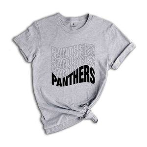 Team Mascot Shirt, Panthers Fan Shirt, Panthers Team Spirit Shirt, School Spirit Shirt, Panthers School Shirt, Panthers Supporter Tee