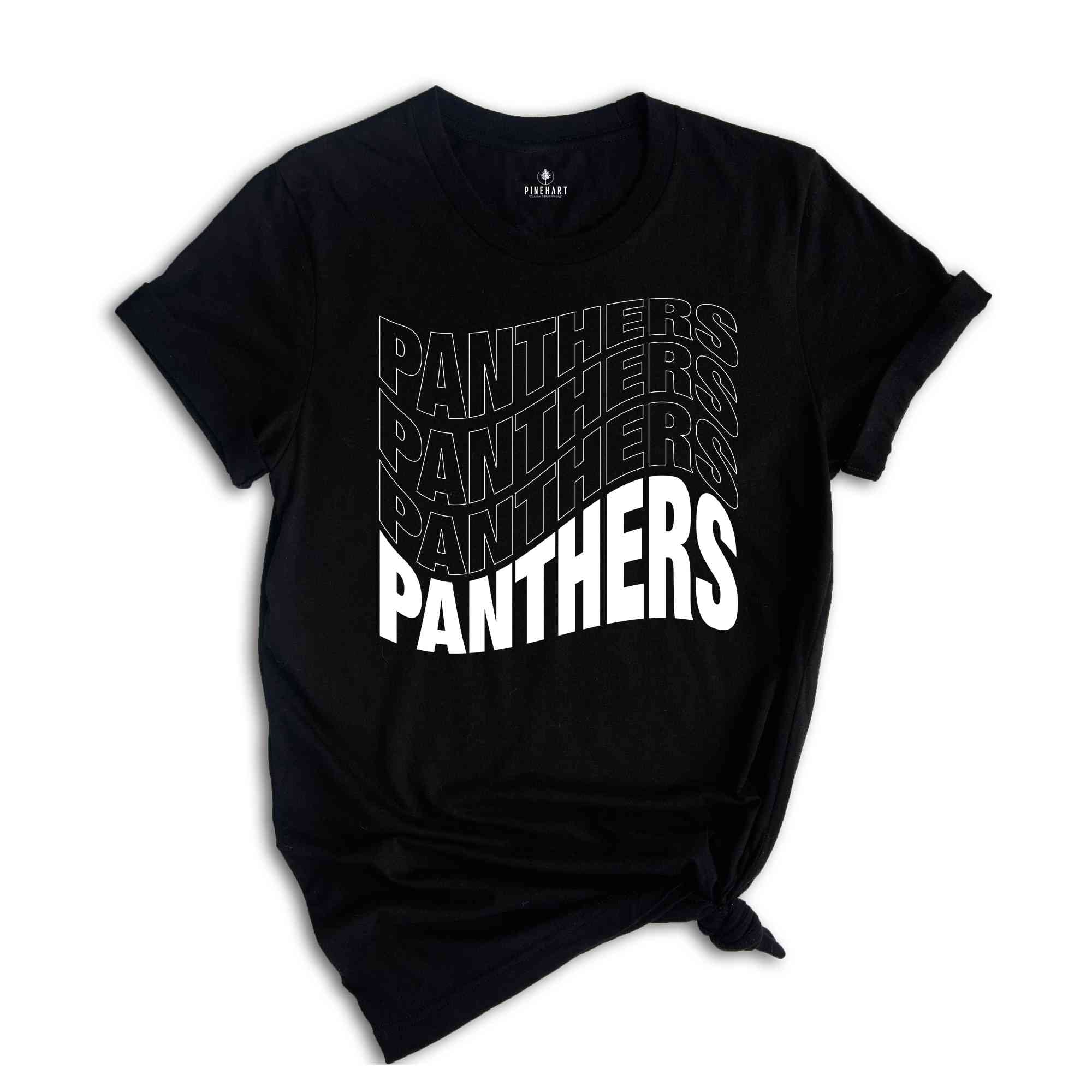 Team Mascot Shirt, Panthers Fan Shirt, Panthers Team Spirit Shirt, School Spirit Shirt, Panthers School Shirt, Panthers Supporter Tee