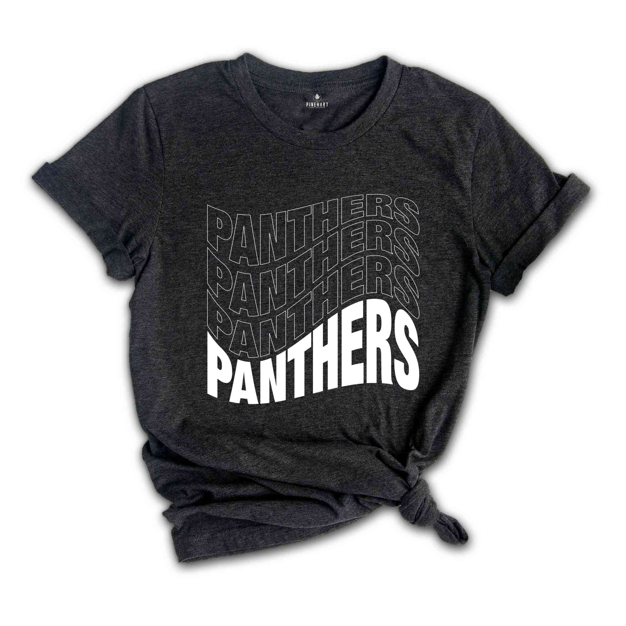 Team Mascot Shirt, Panthers Fan Shirt, Panthers Team Spirit Shirt, School Spirit Shirt, Panthers School Shirt, Panthers Supporter Tee