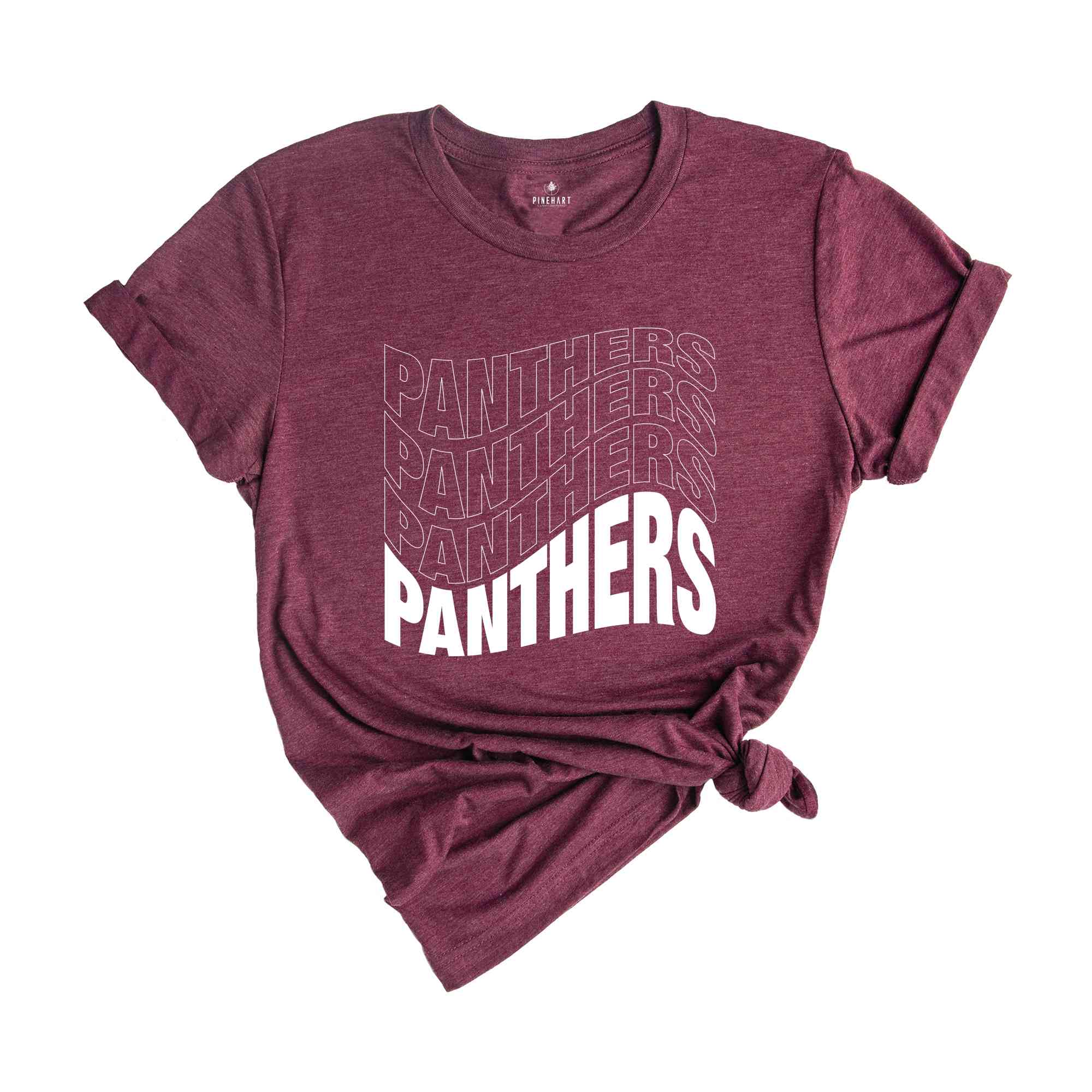 Team Mascot Shirt, Panthers Fan Shirt, Panthers Team Spirit Shirt, School Spirit Shirt, Panthers School Shirt, Panthers Supporter Tee