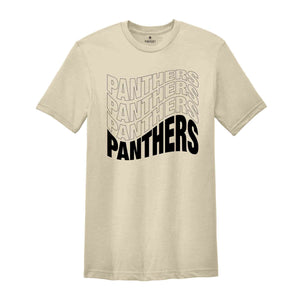 Team Mascot Shirt, Panthers Fan Shirt, Panthers Team Spirit Shirt, School Spirit Shirt, Panthers School Shirt, Panthers Supporter Tee