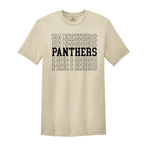 Team Mascot Shirt, Panthers Team Shirt, Panthers Team Spirit Shirt, Panthers Fan Shirt, Panthers School Shirt, Panthers School Spirit