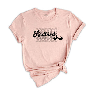 Team Mascot Shirt, Redbirds Team Shirt, Redbirds Football Shirt, Redbirds Fan Shirt, Redbirds School Shirt, Redbirds School Spirit