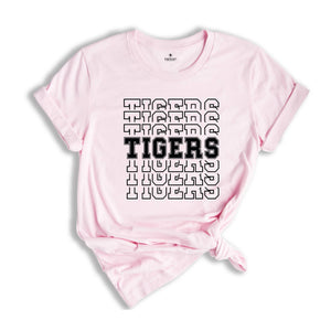 Team Mascot Shirt, Tigers Team Shirt, Tigers Football Shirt, Tigers Fan Shirt, Tigers School Spirit, Tigers Mom Shirt