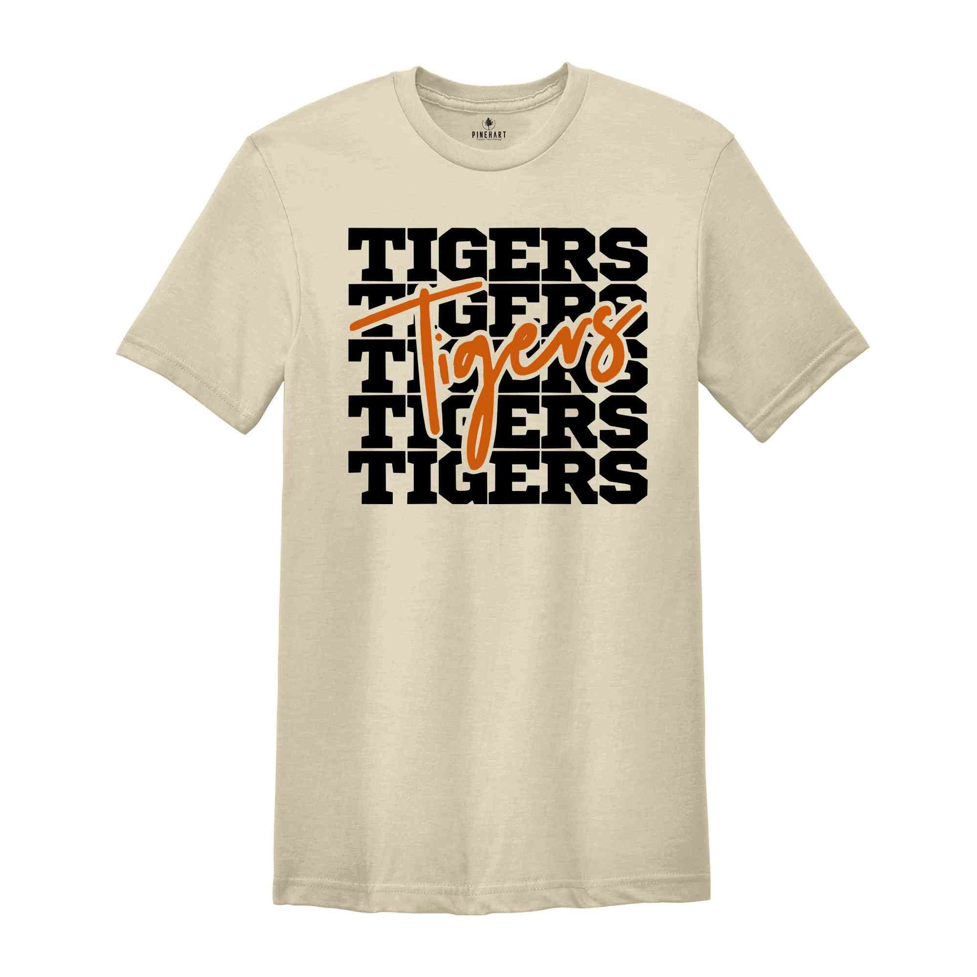 Team Mascot Shirt, Tigers Team Shirt, Tigers Football Shirt, Tigers Fan Shirt, Tigers School Tee, Tigers School Spirit, Tigers Mom Shirt