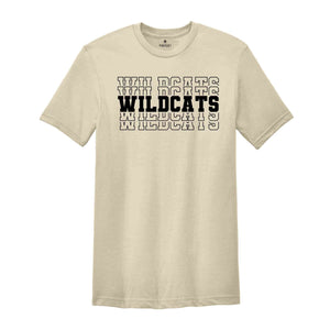 Team Mascot Shirt, Wildcats Team Shirt, Wildcats Football Shirt, Wildcats Fan Shirt, Wildcats School Shirt, Wildcats School Spirit