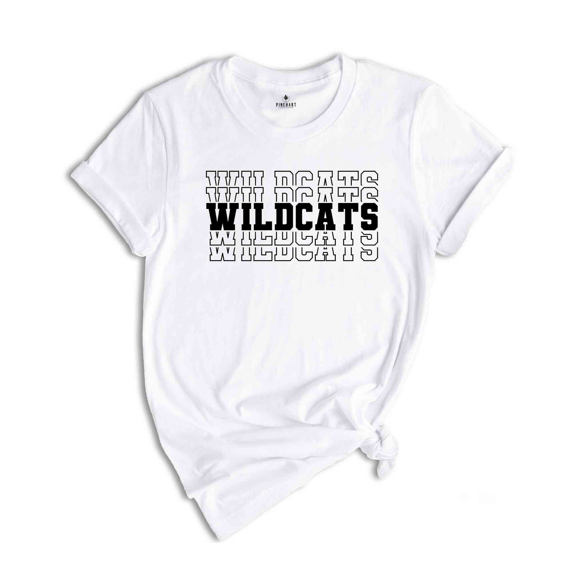 Team Mascot Shirt, Wildcats Team Shirt, Wildcats Football Shirt, Wildcats Fan Shirt, Wildcats School Shirt, Wildcats School Spirit