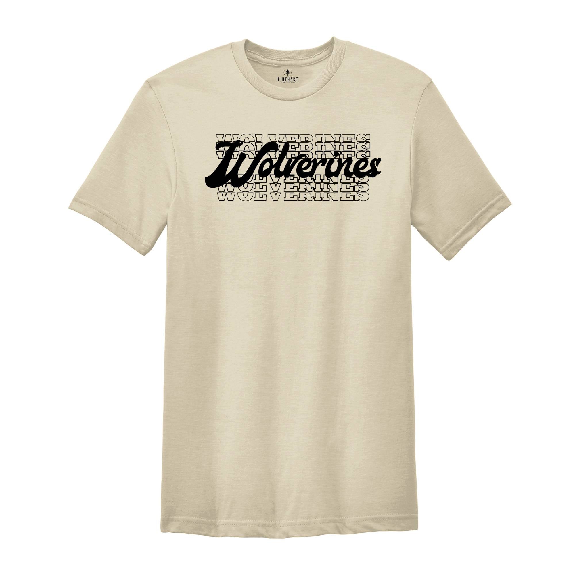 Team Mascot Shirt, Wolverines Team Shirt, Wolverines Team Spirit Shirt, Wolverines Fan Shirt, Wolverines School Shirt,WolverinesSchoolSpirit