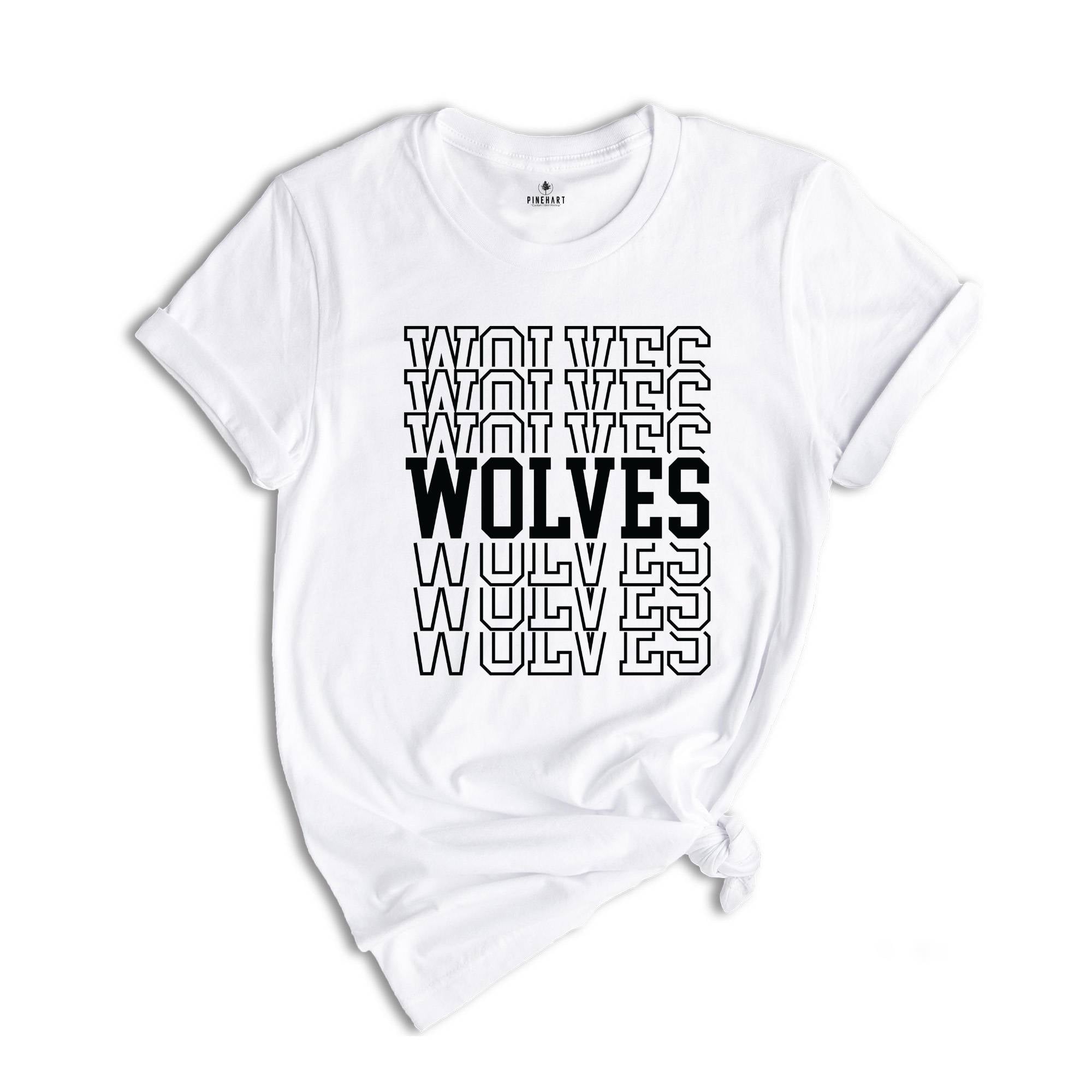 Team Mascot Shirt, Wolves Team Shirt, Wolves Team Spirit Shirt, Wolves Fan Shirt, Wolves School Shirt, Wolves School Spirit