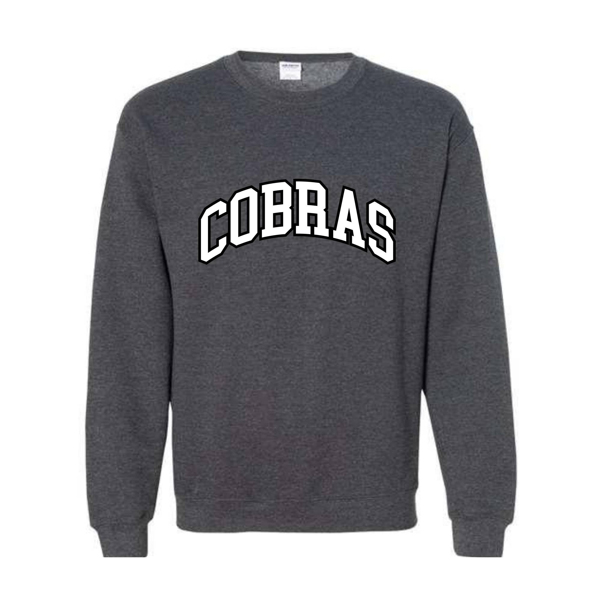 Team Mascot Sweatshirt, Cobras Mascot Sweatshirt, Cobras Team Spirit Sweatshirt, Cobras Fan Sweatshirt, Cobras School Sweatshirt