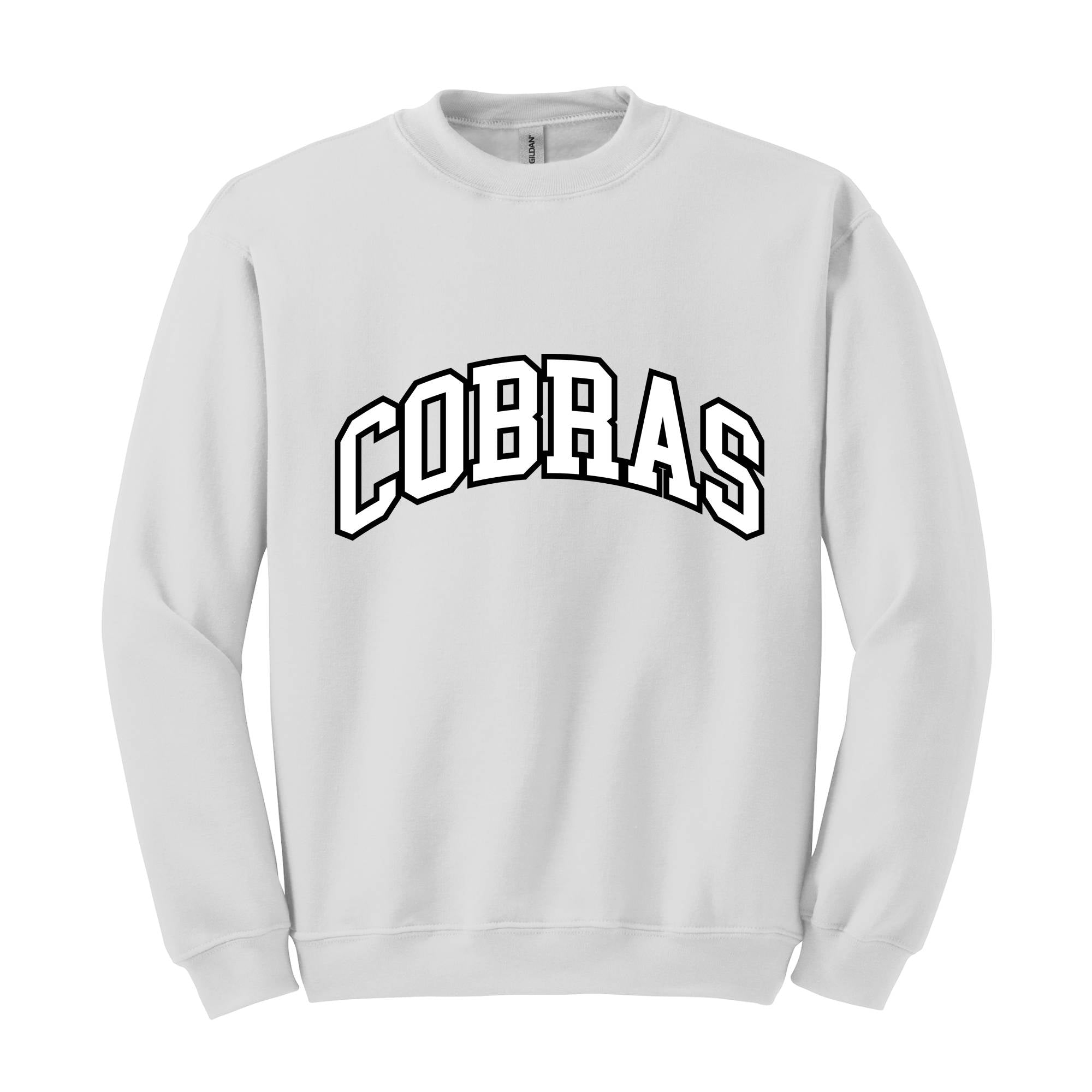 Team Mascot Sweatshirt, Cobras Mascot Sweatshirt, Cobras Team Spirit Sweatshirt, Cobras Fan Sweatshirt, Cobras School Sweatshirt