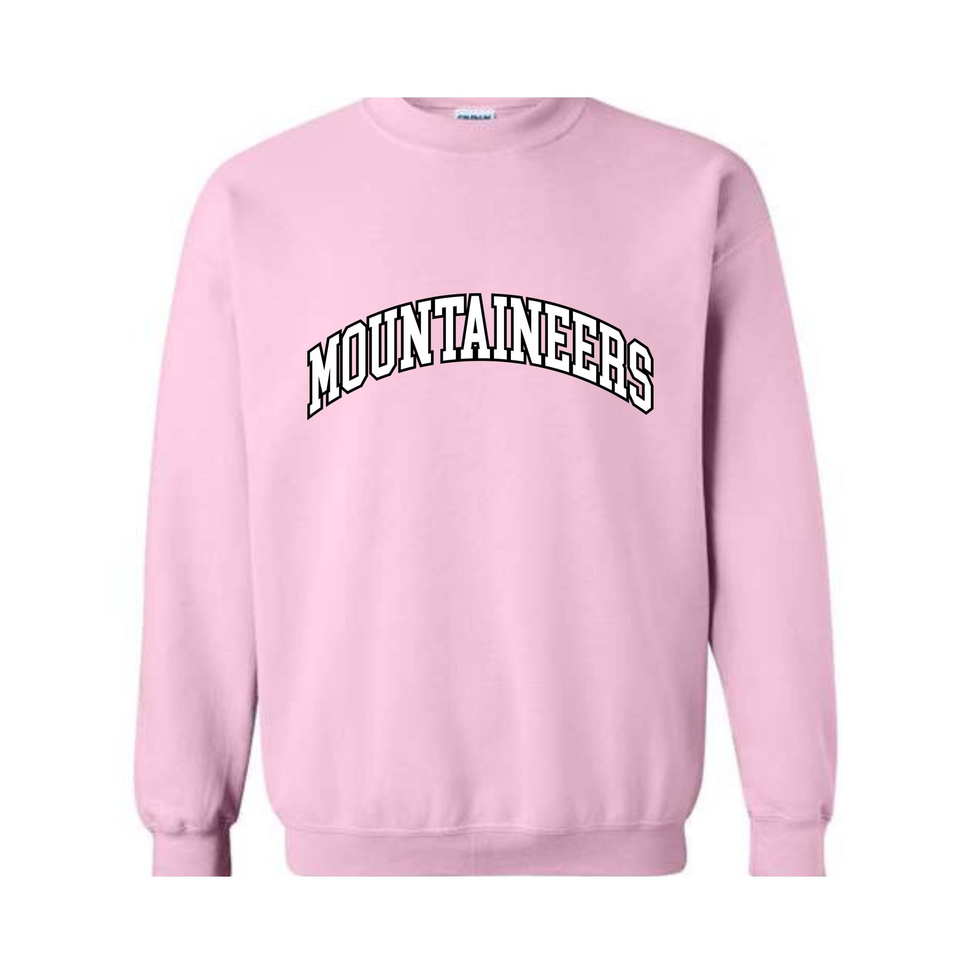 Team Mascot Sweatshirt, Mountaineers Team Sweatshirt, Mountaineers Football Sweatshirt, Mountaineers Fan Sweatshirt