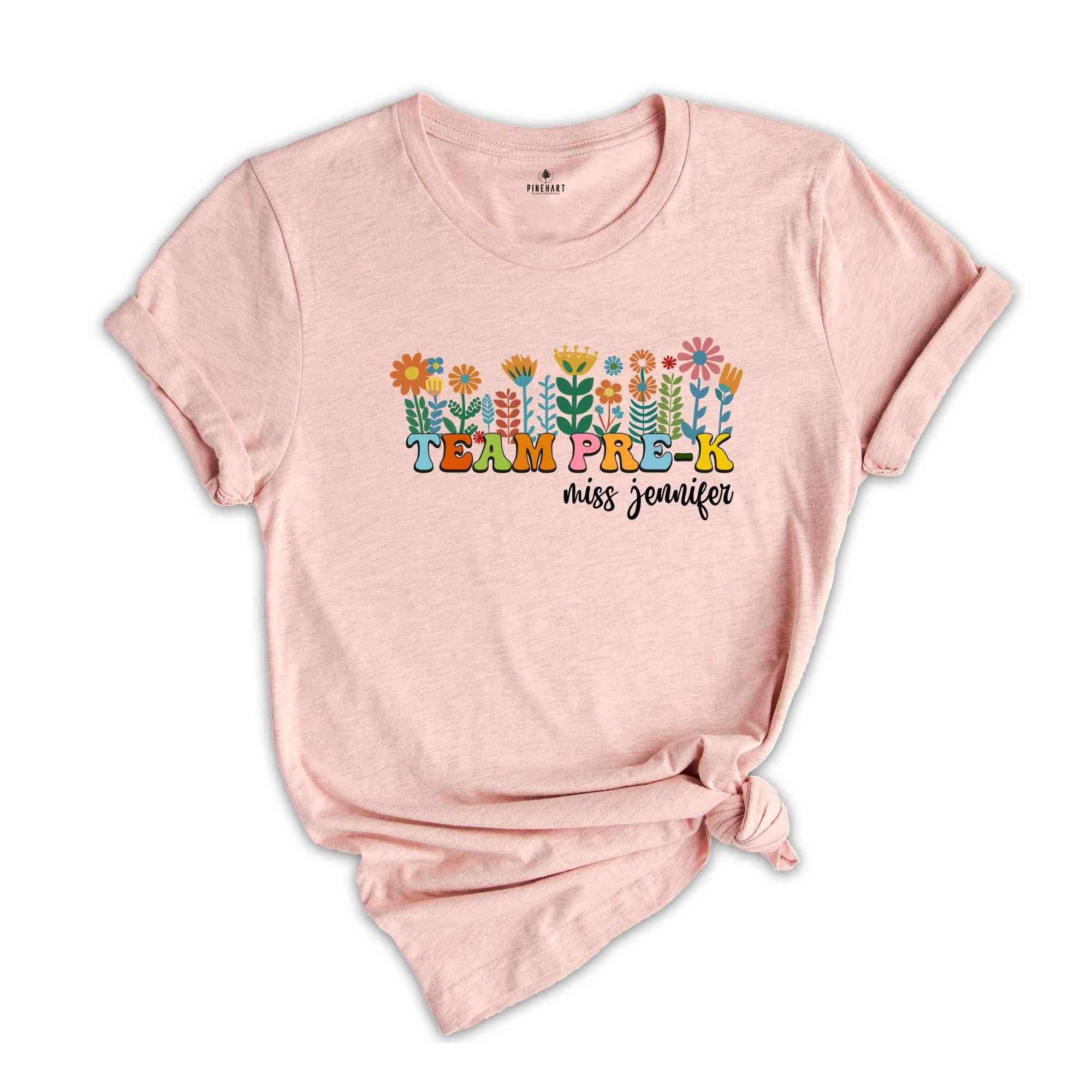 Team Pre-K Shirt, Custom Teacher Shirt, Pre K Teacher Shirt, Personalized Teacher Gifts, Back To School Shirt, Cute Teacher Shirt