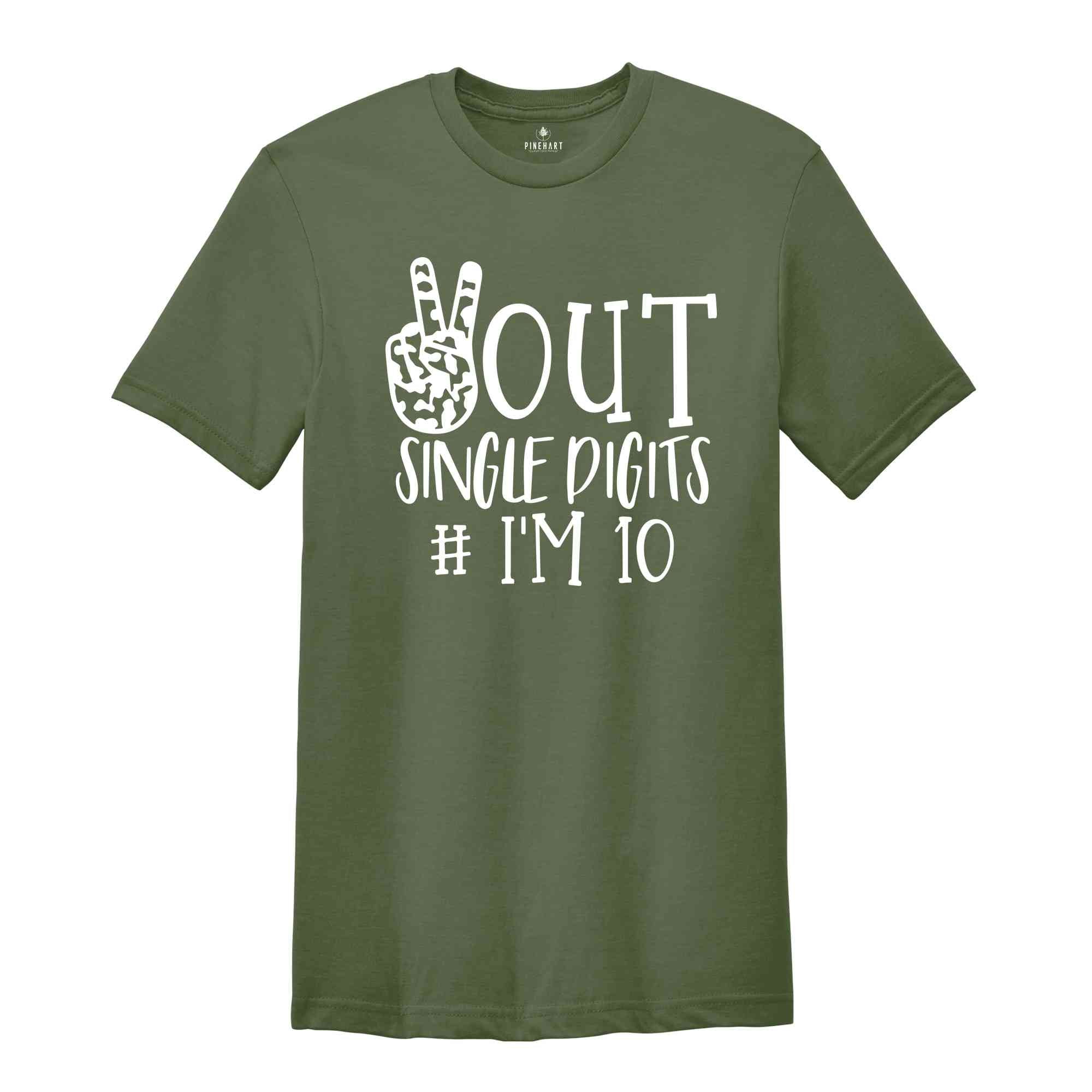 Ten Birthday Shirt, 10th Birthday Shirt, Tenth Birthday, Double Digits, Birthday Shirt, 10th Birthday, Tenth Birthday Shirt, 2016 Sweater