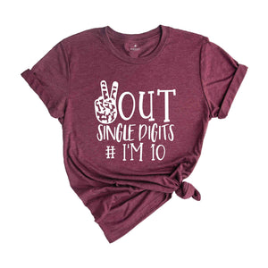 Ten Birthday Shirt, 10th Birthday Shirt, Tenth Birthday, Double Digits, Birthday Shirt, 10th Birthday, Tenth Birthday Shirt, 2016 Sweater