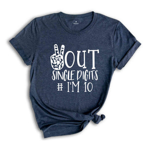 Ten Birthday Shirt, 10th Birthday Shirt, Tenth Birthday, Double Digits, Birthday Shirt, 10th Birthday, Tenth Birthday Shirt, 2016 Sweater