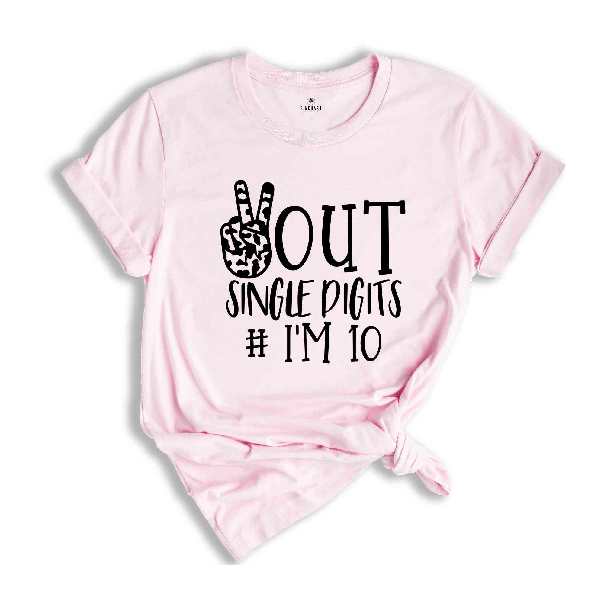 Ten Birthday Shirt, 10th Birthday Shirt, Tenth Birthday, Double Digits, Birthday Shirt, 10th Birthday, Tenth Birthday Shirt, 2016 Sweater