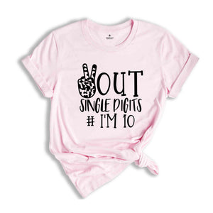 Ten Birthday Shirt, 10th Birthday Shirt, Tenth Birthday, Double Digits, Birthday Shirt, 10th Birthday, Tenth Birthday Shirt, 2016 Sweater