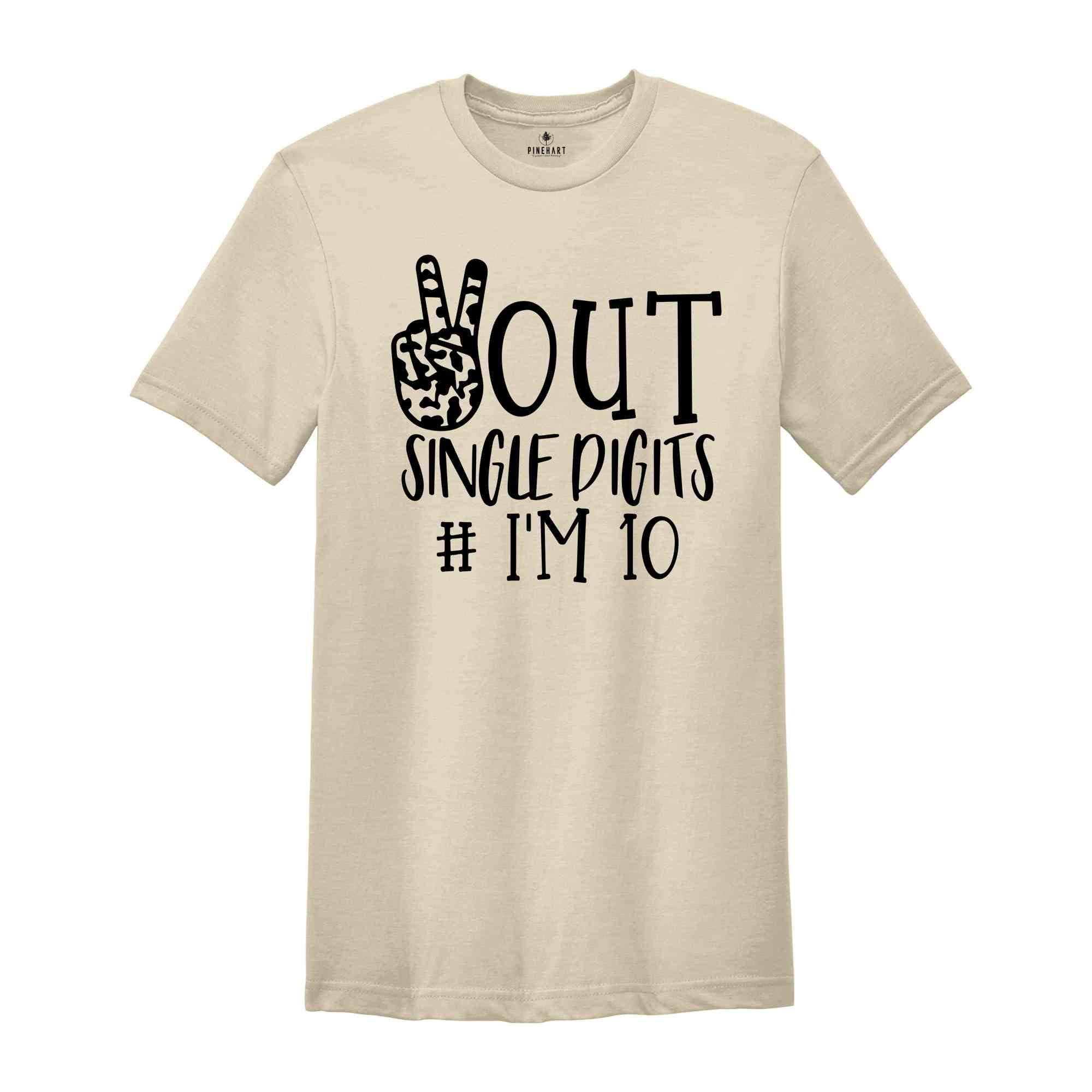 Ten Birthday Shirt, 10th Birthday Shirt, Tenth Birthday, Double Digits, Birthday Shirt, 10th Birthday, Tenth Birthday Shirt, 2016 Sweater