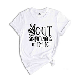 Ten Birthday Shirt, 10th Birthday Shirt, Tenth Birthday, Double Digits, Birthday Shirt, 10th Birthday, Tenth Birthday Shirt, 2016 Sweater