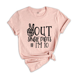 Ten Birthday Shirt, 10th Birthday Shirt, Tenth Birthday, Birthday Shirt, 10th Birthday, Tenth Birthday T-Shirt, Birthday Party Tee