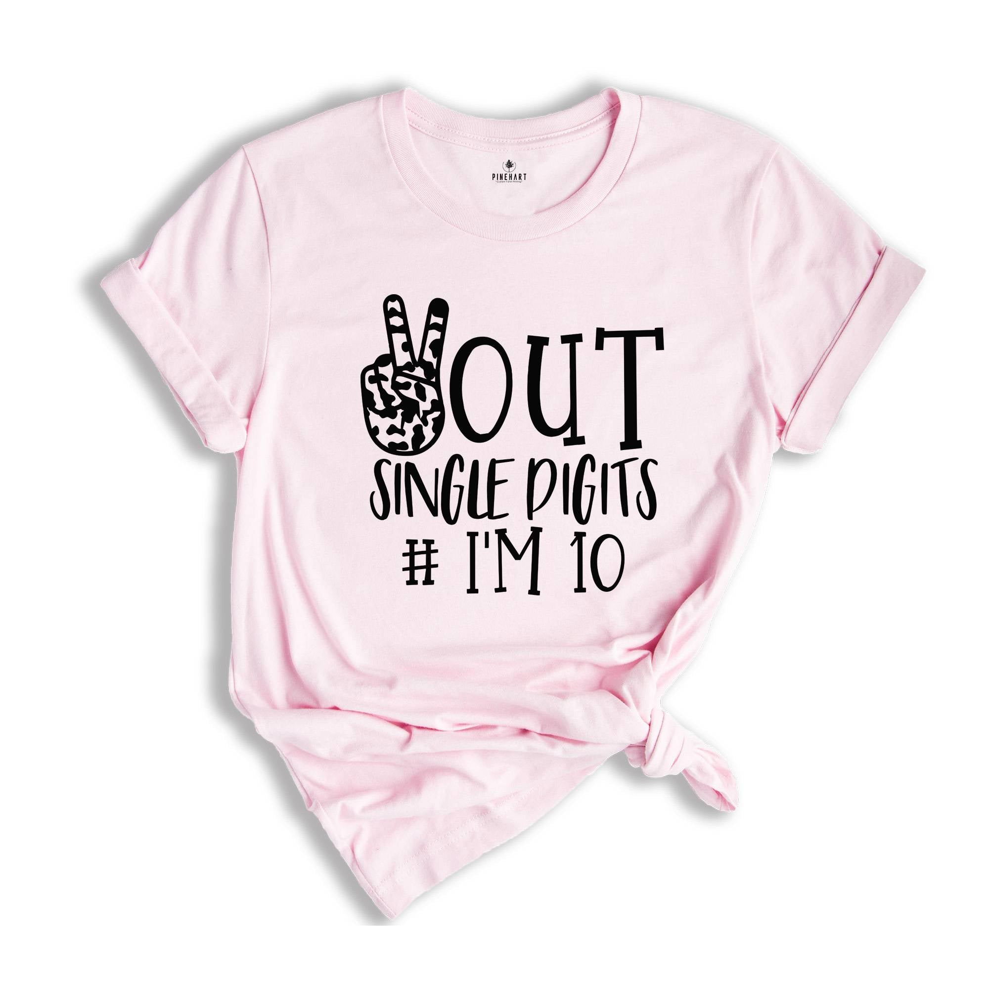 Ten Birthday Shirt, 10th Birthday Shirt, Tenth Birthday, Birthday Shirt, 10th Birthday, Tenth Birthday T-Shirt, Birthday Party Tee