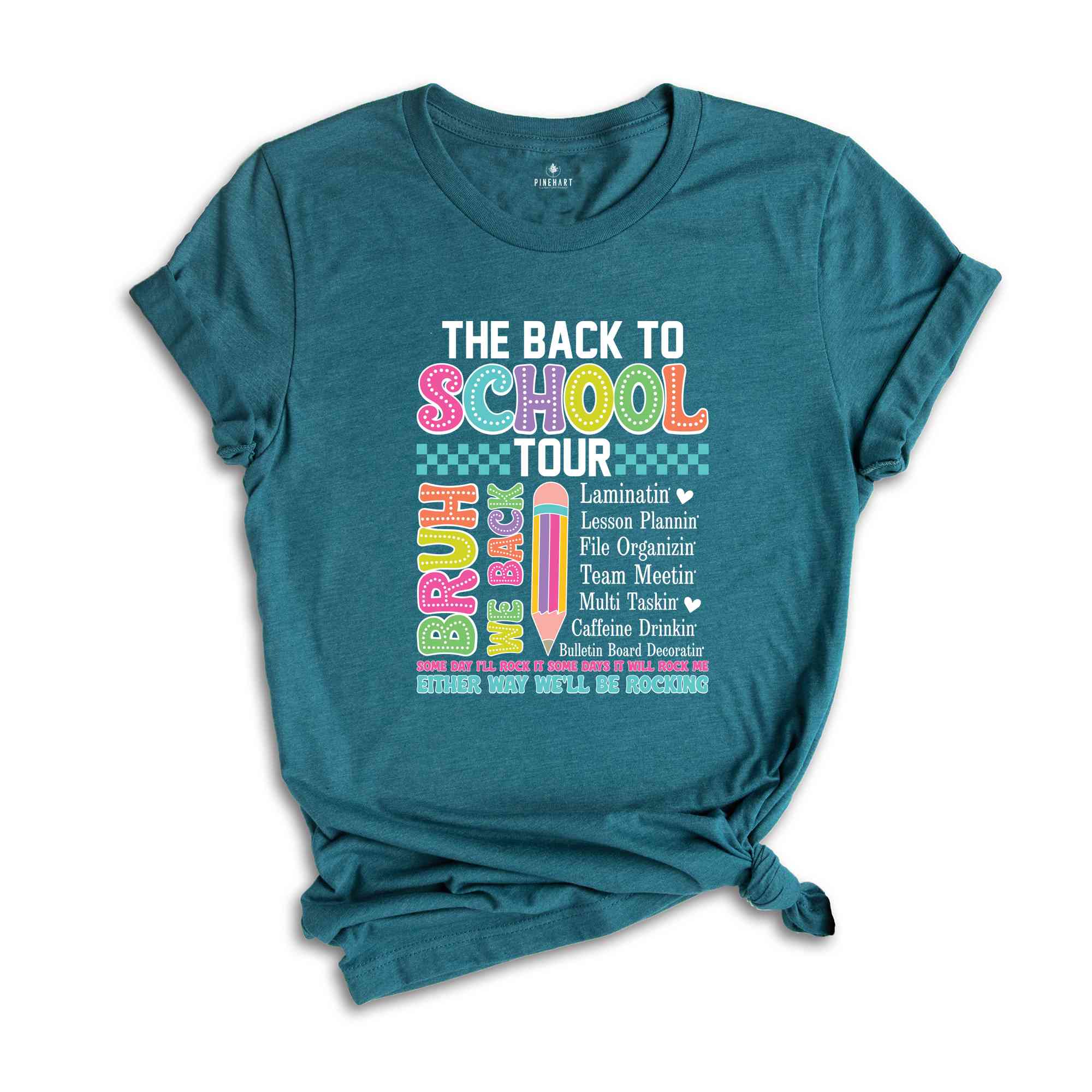 The Back to School Teacher Tour T-Shirt, Teacher Shirt, Back to School Shirt, Gifts For Teachers, First Day Of School Shirt