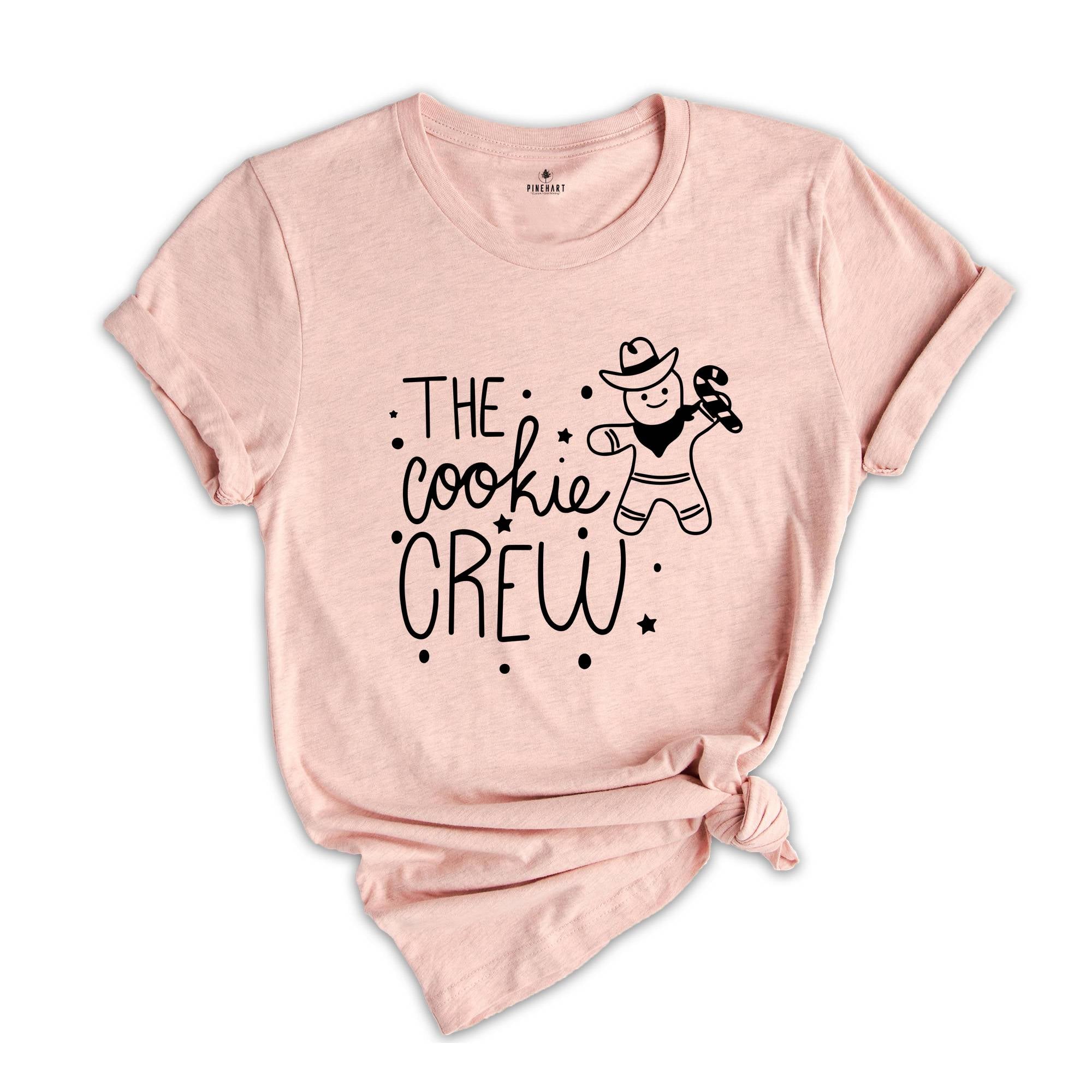 The Cookie Crew Shirt, Family Christmas T-Shirt, Matching Christmas Tee, Christmas Bakery Gift, Holiday Baking Costume