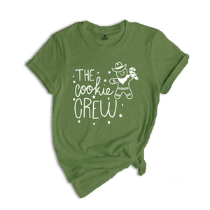 The Cookie Crew Shirt, Family Christmas T-Shirt, Matching Christmas Tee, Christmas Bakery Gift, Holiday Baking Costume
