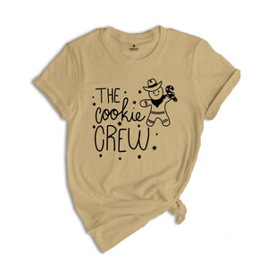 The Cookie Crew Shirt, Family Christmas T-Shirt, Matching Christmas Tee, Christmas Bakery Gift, Holiday Baking Costume