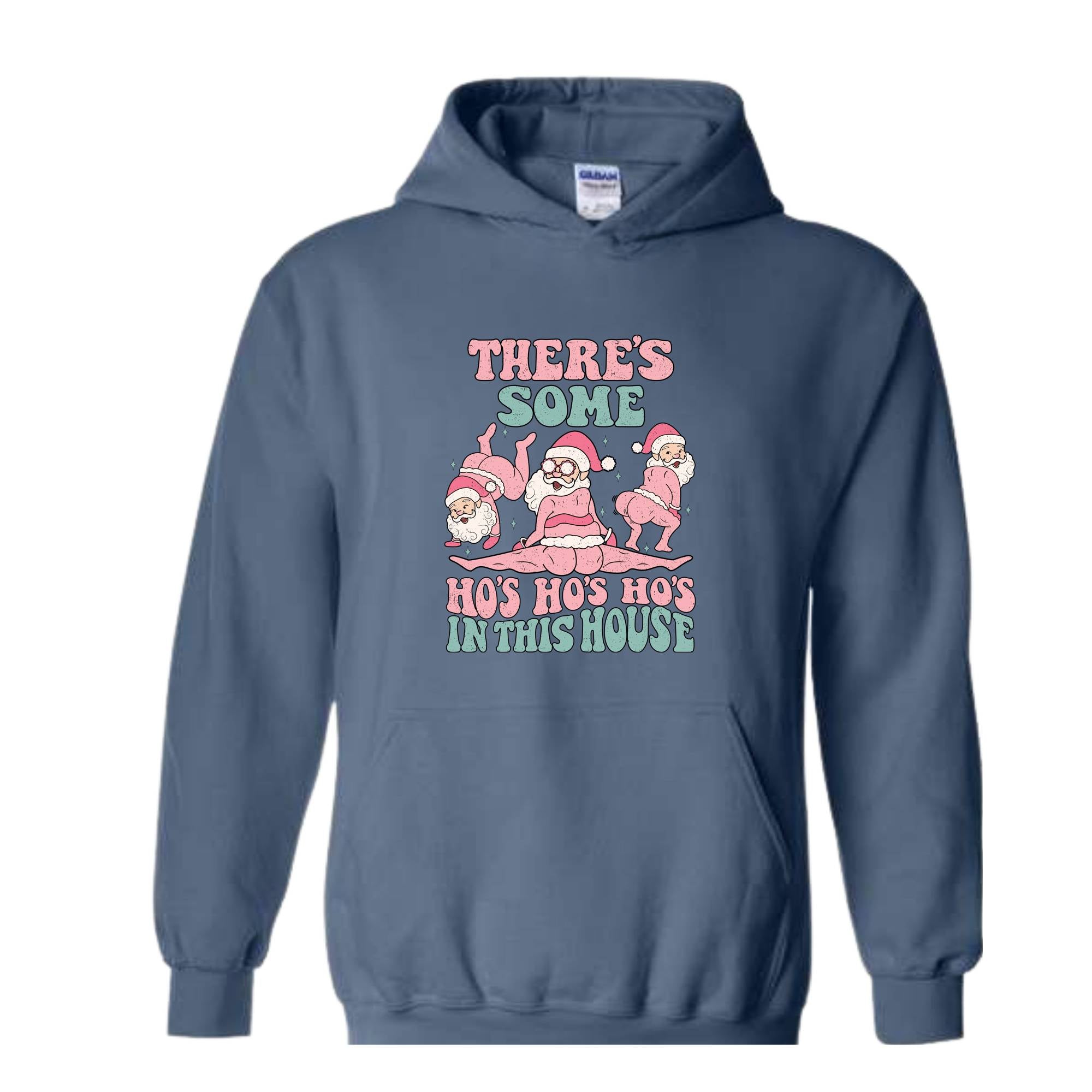There Are Some Ho Ho Hoodie, Funny Christmas Hoodie, Christmas Holiday Hoodie, Winter Season Hoodie, Gift for Christmas