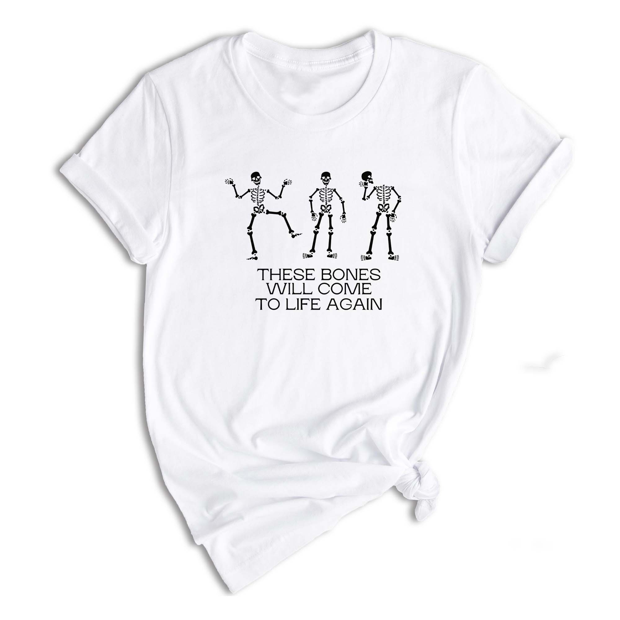 These Bones Will Come to Life Again Shirt, Bible Verse Tee, Christmas Christian Tee, Gift for Chiropractic, PT Shirt