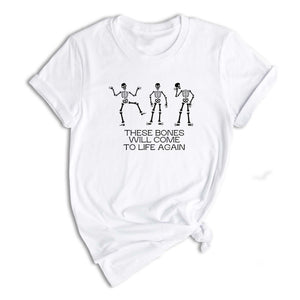 These Bones Will Come to Life Again Shirt, Bible Verse Tee, Christmas Christian Tee, Gift for Chiropractic, PT Shirt