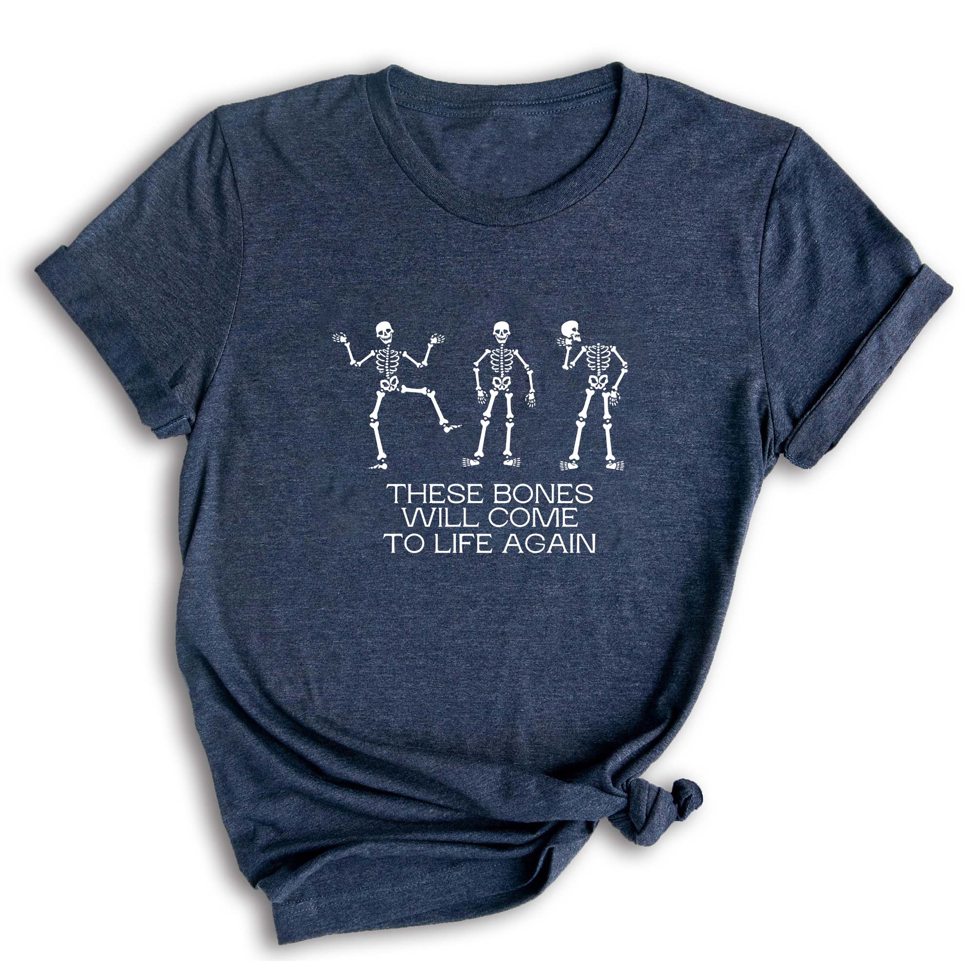 These Bones Will Come to Life Again Shirt, Bible Verse Tee, Christmas Christian Tee, Gift for Chiropractic, PT Shirt