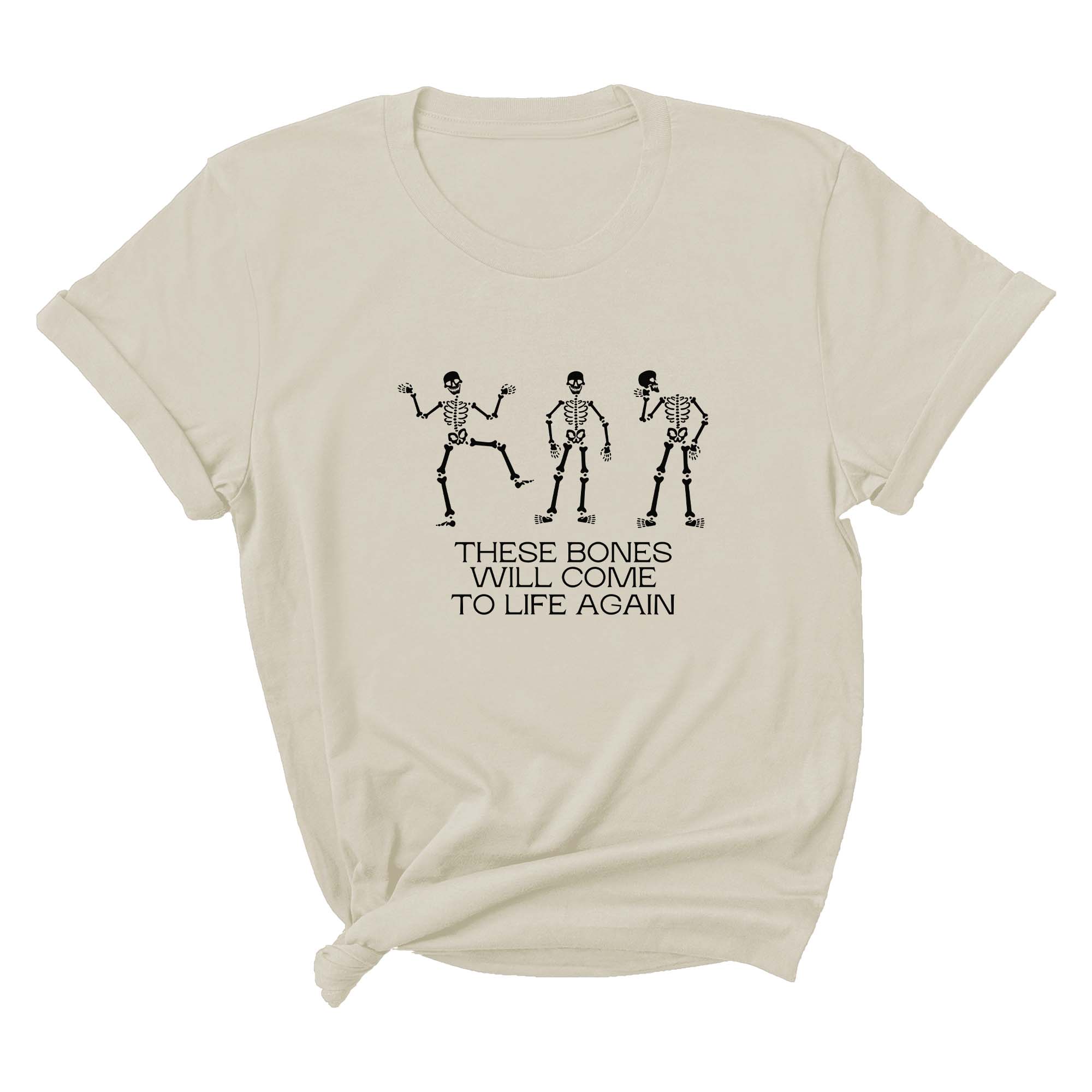 These Bones Will Come to Life Again Shirt, Bible Verse Tee, Christmas Christian Tee, Gift for Chiropractic, PT Shirt