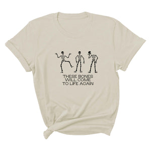 These Bones Will Come to Life Again Shirt, Bible Verse Tee, Christmas Christian Tee, Gift for Chiropractic, PT Shirt