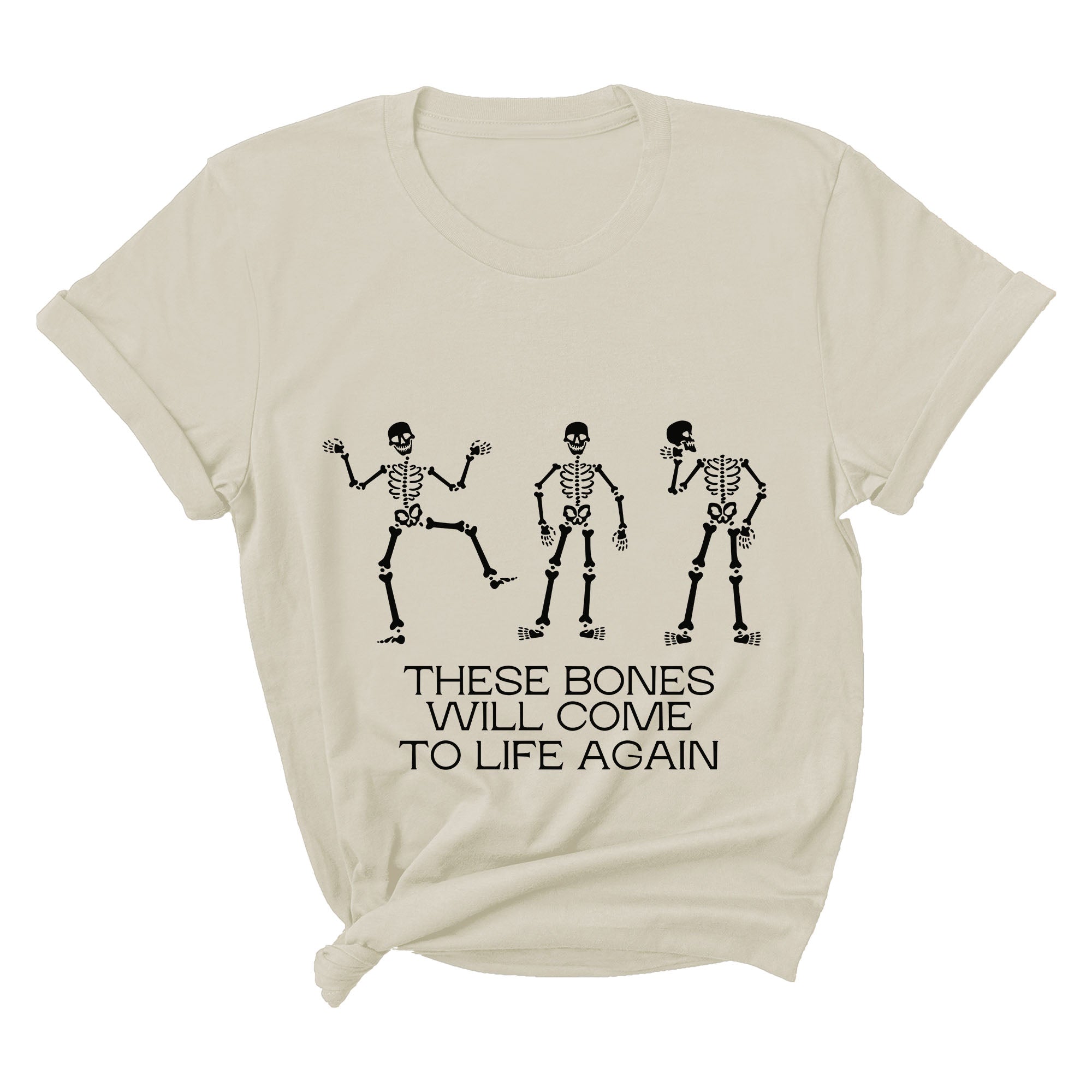 These Bones Will Come to Life Again Shirt, Bible Verse Tee, Christmas Christian Tee, Gift for Chiropractic, PT Shirt