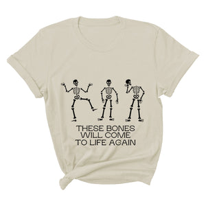 These Bones Will Come to Life Again Shirt, Bible Verse Tee, Christmas Christian Tee, Gift for Chiropractic, PT Shirt