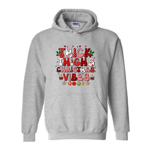 Thick Thighs Christmas Vibes Hoodie, Christmas Hoodie, Funny Christmas Hoodie, Cute Hoodie, Christmas Party Outfit, Xmas Gift