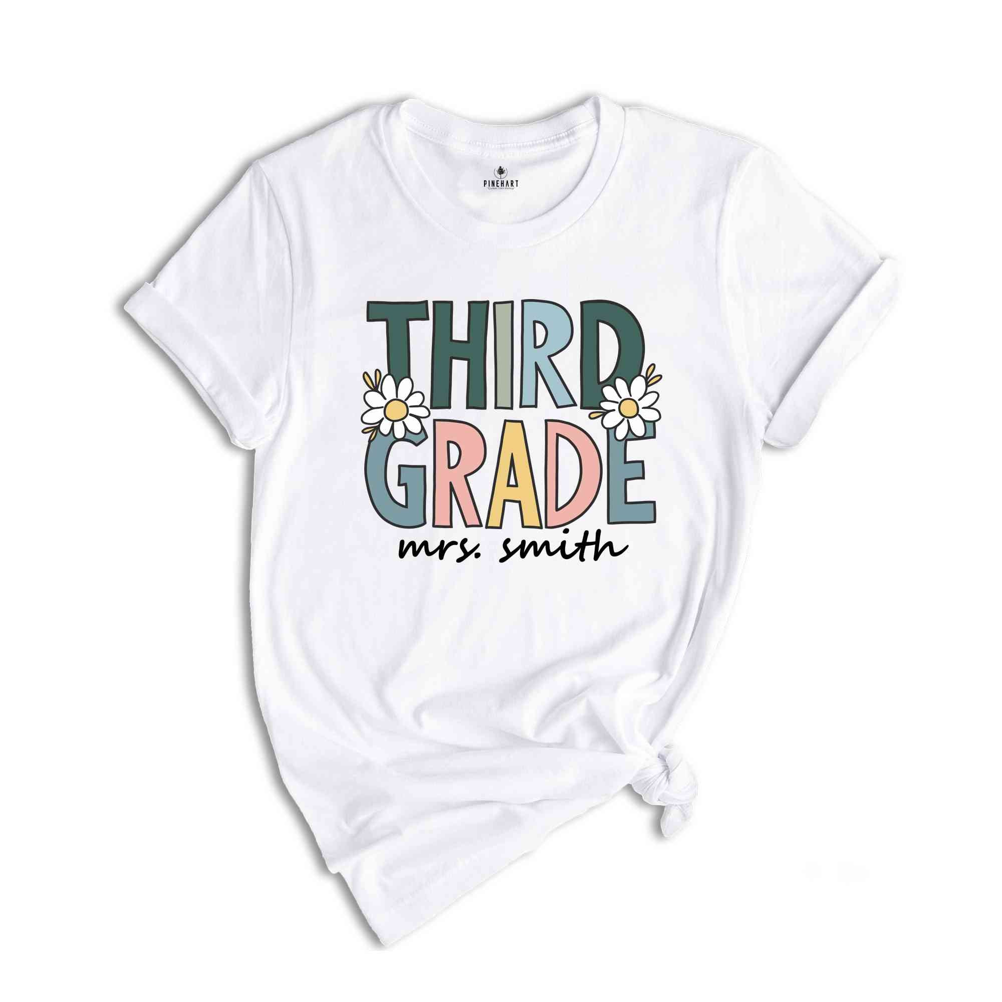 Third Grade Shirt, Teacher Shirt, Custom 3rd Grade Teacher Team Shirt, 3rd Grade Teacher Shirt, 3rd Grade Shirt, Third Grade Dream Team