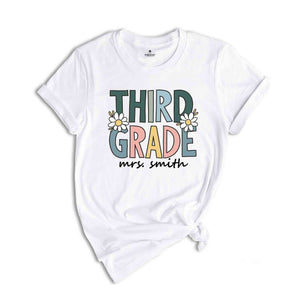 Third Grade Shirt, Teacher Shirt, Custom 3rd Grade Teacher Team Shirt, 3rd Grade Teacher Shirt, 3rd Grade Shirt, Third Grade Dream Team