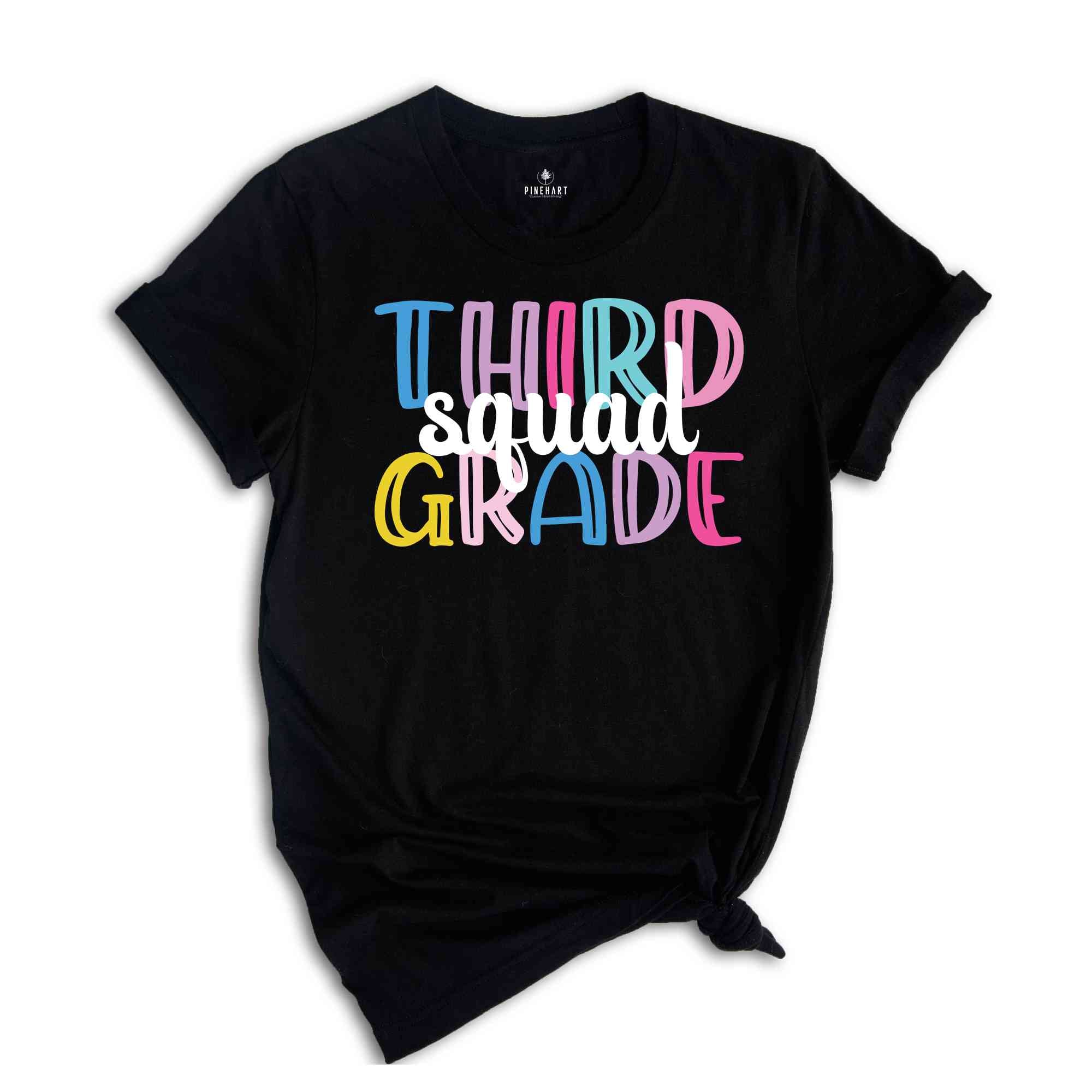 Third Grade Squad Shirt, Teacher Shirt, Grade Squad Teacher Shirt, Squad Shirt, New Teacher Shirt, Grade Shirt, Back To School Shirt